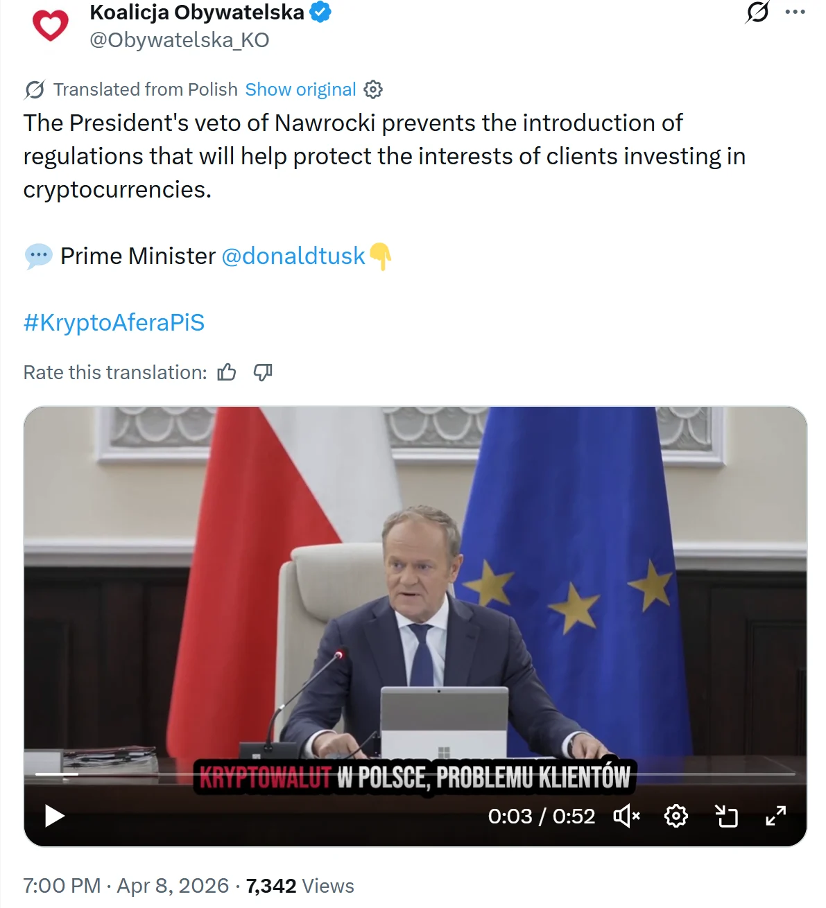 Poland’s Crypto Regulatory Standoff Deepens as Parliament Fails Second Veto Override Attempt