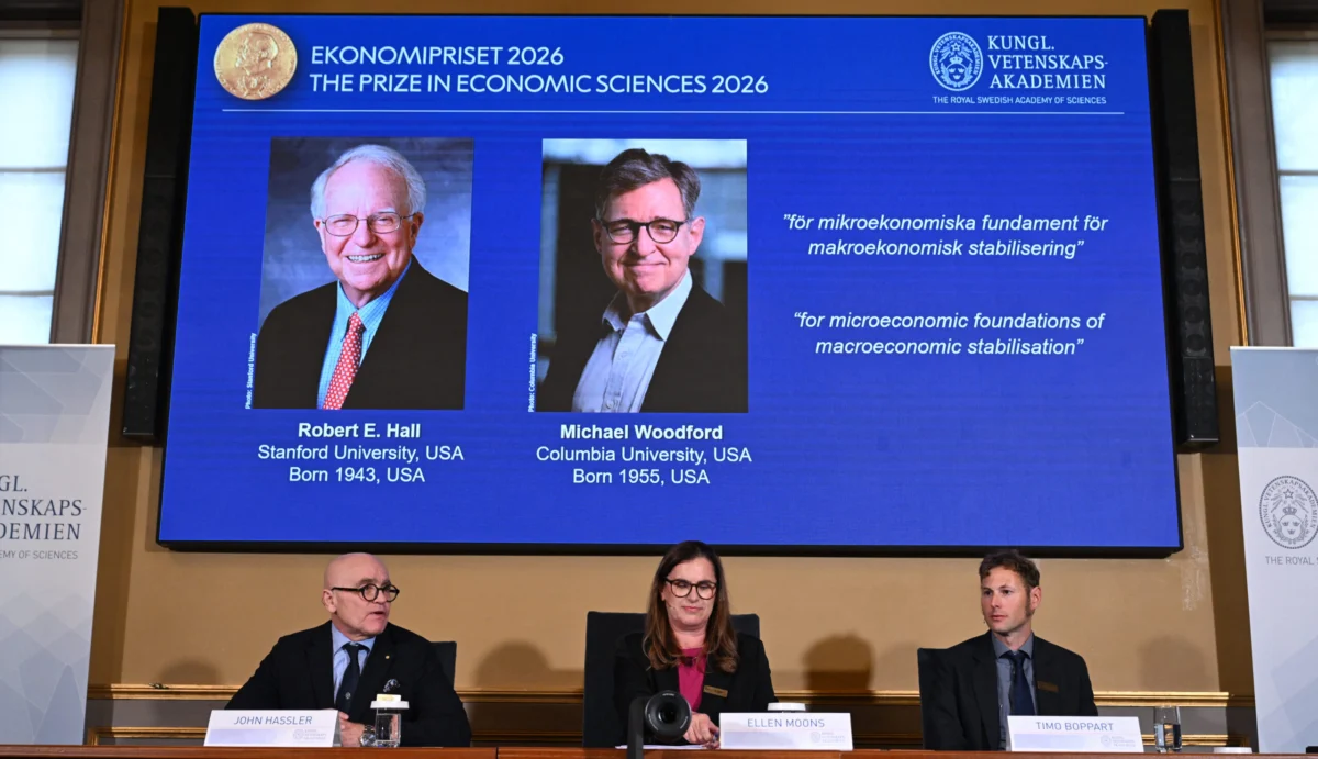 U.S. Economists Robert E. Hall and Michael Woodford Awarded 2026 Nobel Memorial Prize in Economic Sciences for Revolutionizing Macroeconomic Policy